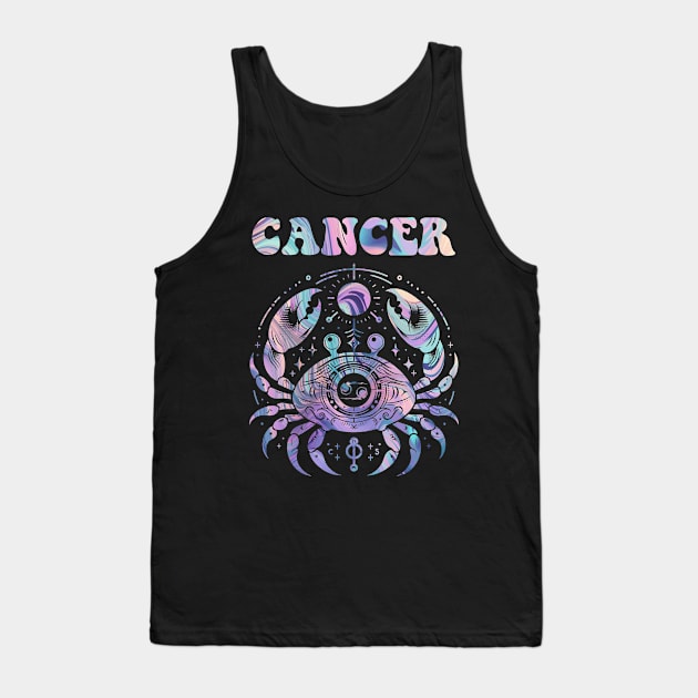 Cancer Zodiac Sign Birthday June July Astrology Tank Top by Che Tam CHIPS